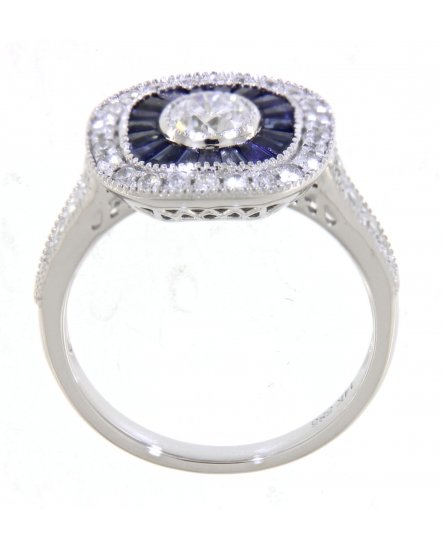 SAPPHIRE DIAMOND RING (TR3567)