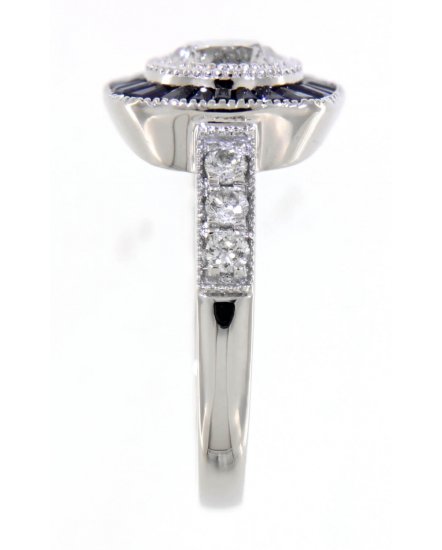 SAPPHIRE DIAMOND RING (TR3568)