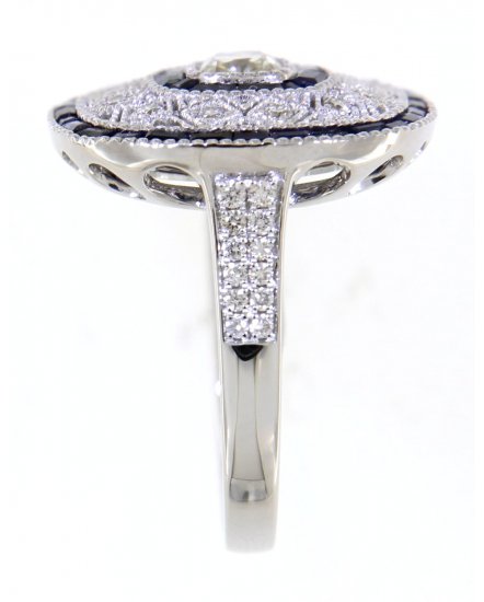 SAPPHIRE DIAMOND RING (TR3571)