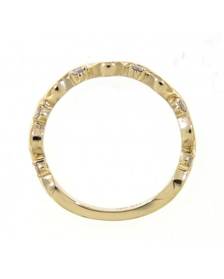 WAVY DIAMOND BAND (TR3576)