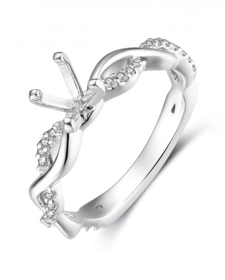 SEMI MOUNT DIAMOND  ENGAGEMENT RING (TR3580)