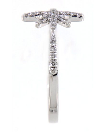 SNOW FLAKE DIAMOND RING (TR3603)