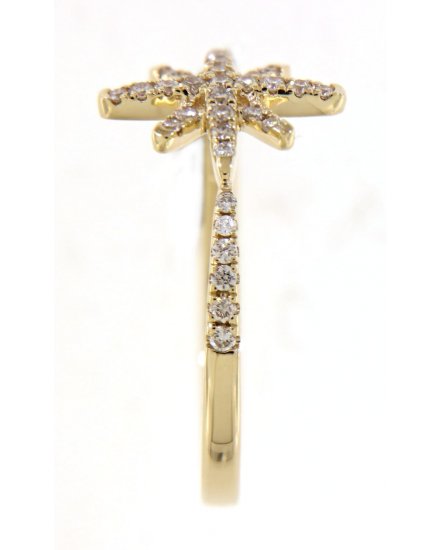 SNOW FLAKE DIAMOND RING (TR3603)