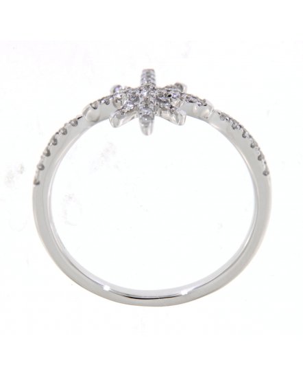 SNOW FLAKE DIAMOND RING (TR3603)
