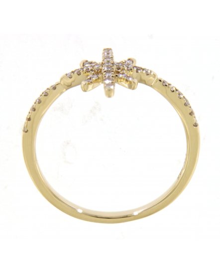 SNOW FLAKE DIAMOND RING (TR3603)