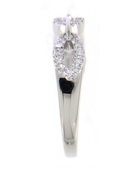 MARQUISE SHAPE LINK STYLE DIAMOND BAND (TR3612)