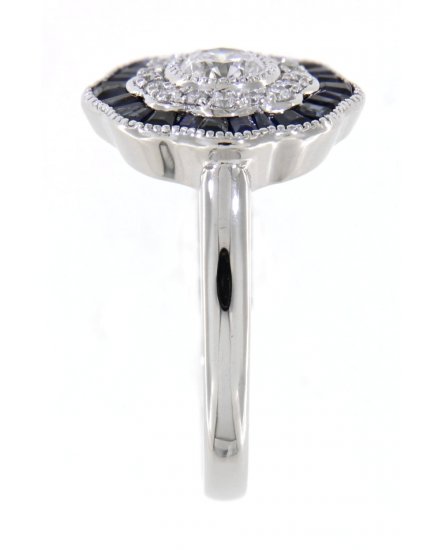 SAPPHIRE DIAMOND RING (TR3619)