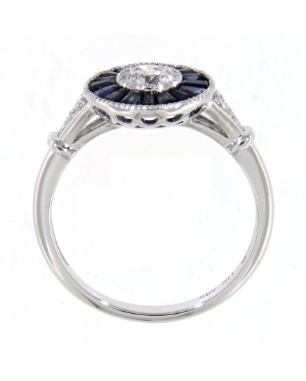 SAPPHIRE DIAMOND RING (TR3638)