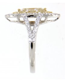 MULTI TONE MARQUISE DIAMOND ENGAGEMENT RING (TR3653)