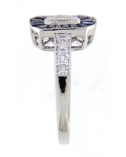SAPPHIRE DIAMOND RING (TR3658)
