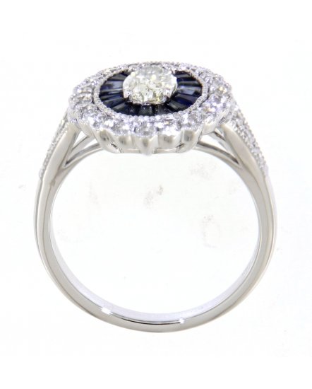 SAPPHIRE DIAMOND RING (TR3674)