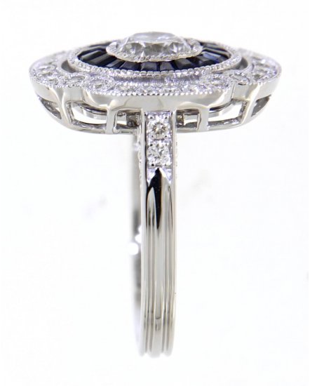 SAPPHIRE DIAMOND RING (TR3692)