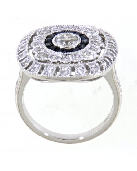 SAPPHIRE DIAMOND RING (TR3711)