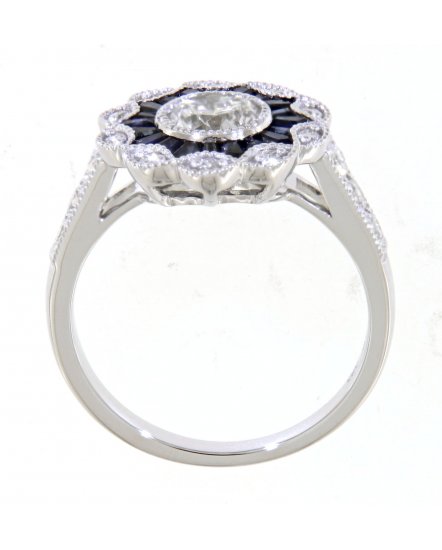 SAPPHIRE DIAMOND RING (TR3734)