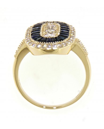 SAPPHIRE DIAMOND RING (TR3752)