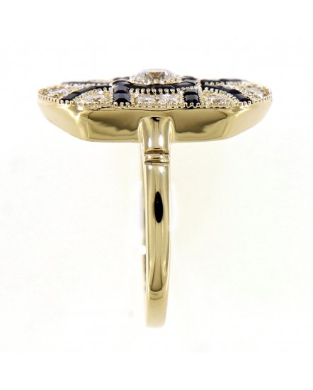 SAPPHIRE DIAMOND RING (TR3753)