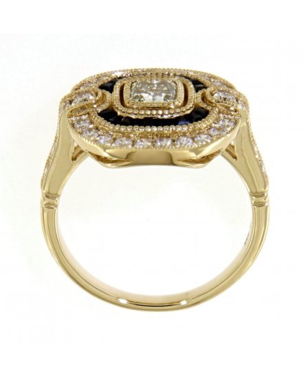SAPPHIRE DIAMOND RING (TR3758)