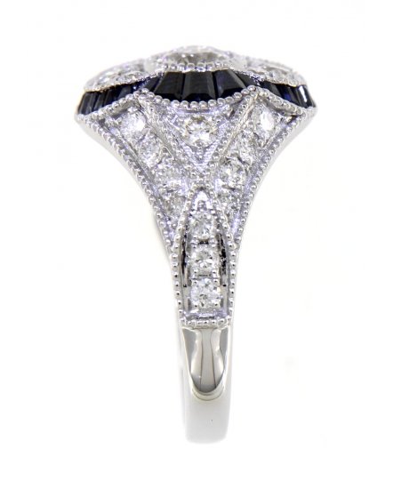 SAPPHIRE DIAMOND RING (TR3761)