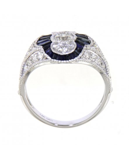 SAPPHIRE DIAMOND RING (TR3761)