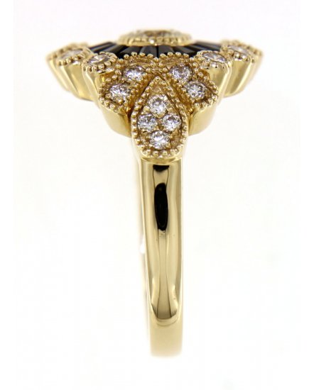 BAGUETTE SAPPHIRE DIAMOND RING (TR3762)