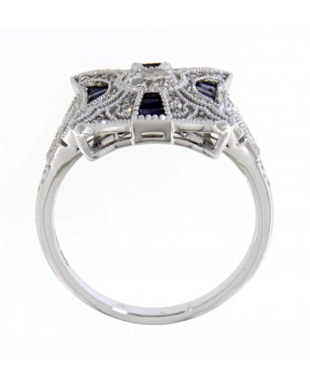 SAPPHIRE DIAMOND RING (TR3764)