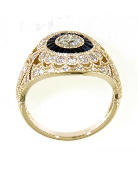 SAPPHIRE DIAMOND RING (TR3771)