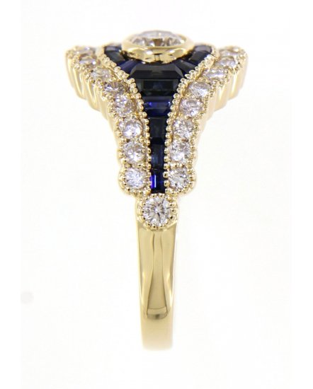 SAPPHIRE DIAMOND RING (TR3778)