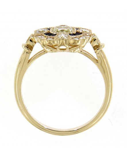 SAPPHIRE DIAMOND RING (TR3784)