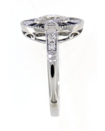 SAPPHIRE DIAMOND RING (TR3786)