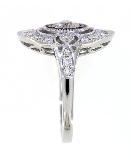 SAPPHIRE DIAMOND RING (TR3789)