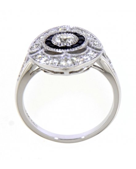 SAPPHIRE DIAMOND RING (TR3789)
