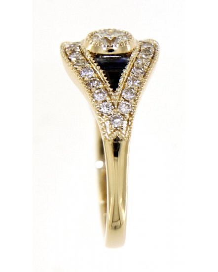 SAPPHIRE DIAMOND RING (TR3791)