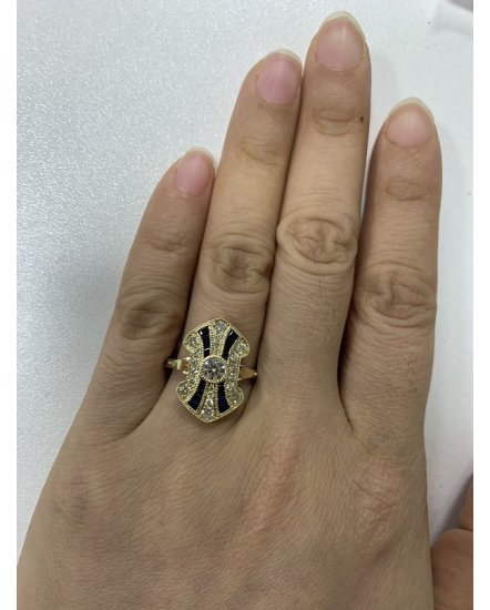 SAPPHIRE DIAMOND RING (TR3792)