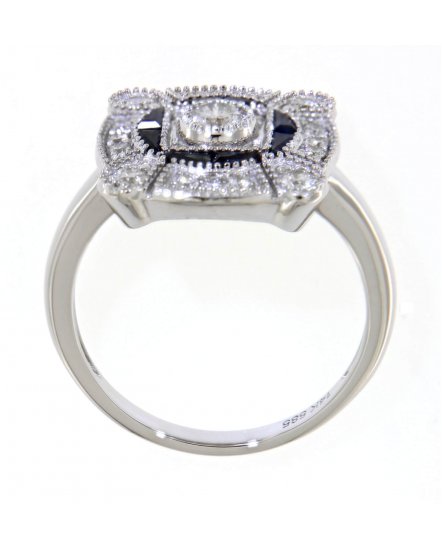 SAPPHIRE DIAMOND RING (TR3793)