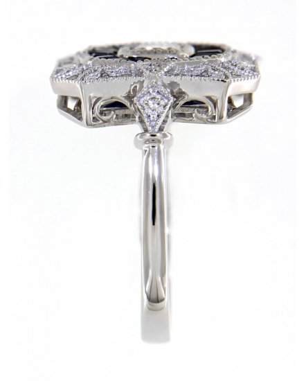 SAPPHIRE DIAMOND RING (TR3795)