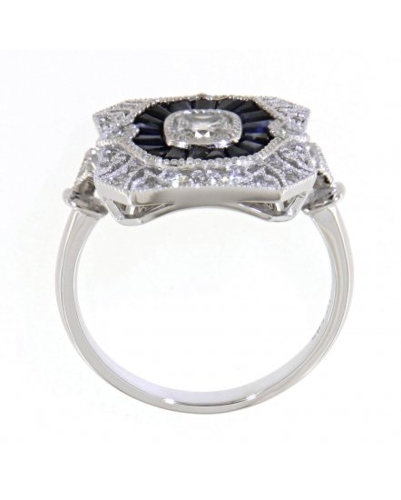 SAPPHIRE DIAMOND RING (TR3795)