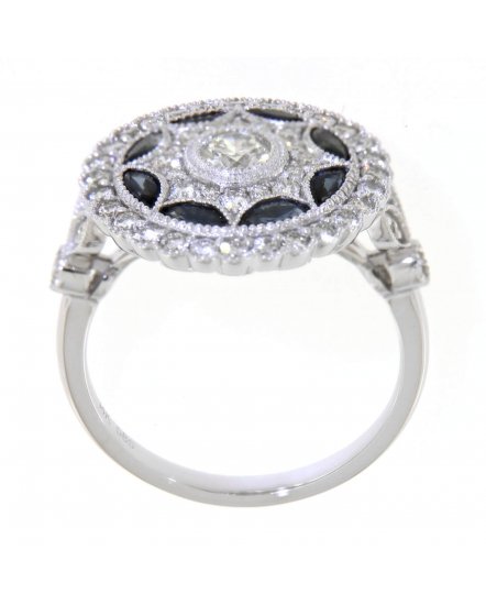 SAPPHIRE DIAMOND RING (TR3799)