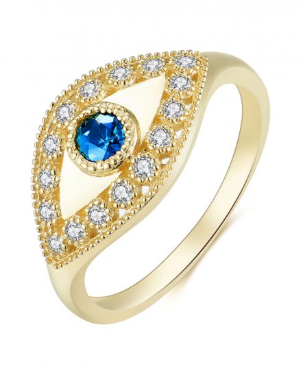 EVIL EYE SAPPHIRE DIAMOND RING (TR3803)
