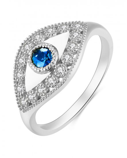 EVIL EYE SAPPHIRE DIAMOND RING (TR3803)