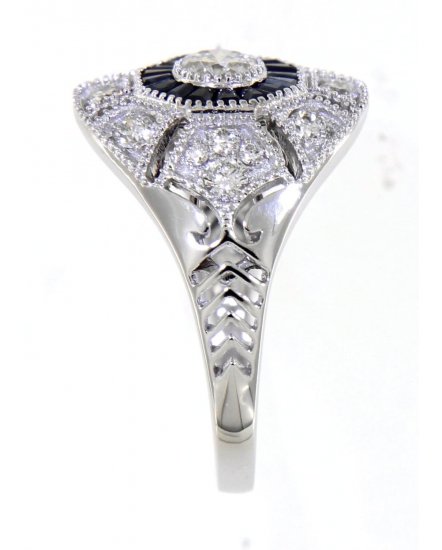 SAPPHIRE DIAMOND RING (TR3809)