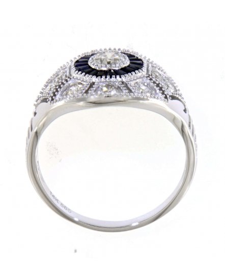 SAPPHIRE DIAMOND RING (TR3809)