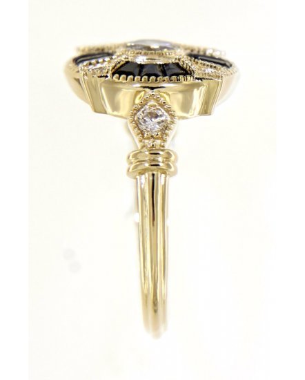 SAPPHIRE DIAMOND RING (TR3821)