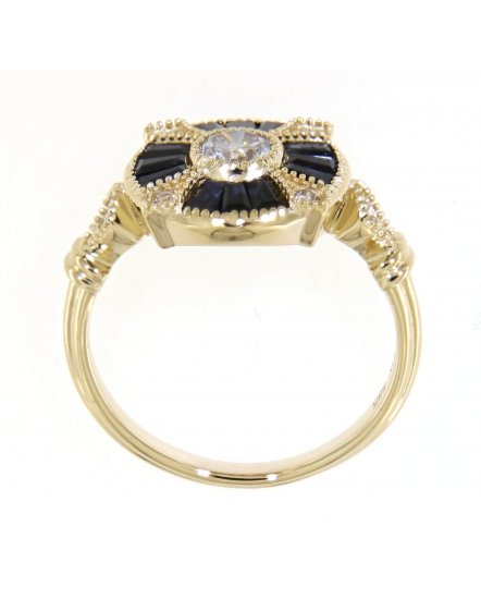 SAPPHIRE DIAMOND RING (TR3821)