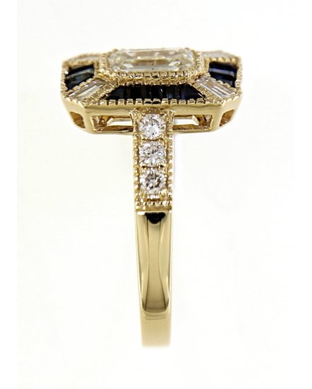 SAPPHIRE DIAMOND RING (TR3830)