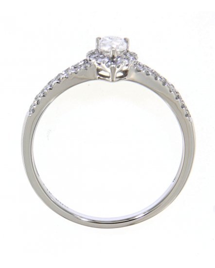 PEAR DIAMOND ENGAGEMENT RING (TR3834)