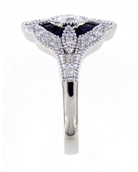 SAPPHIRE DIAMOND RING (TR3835)