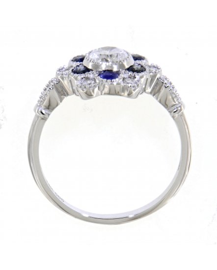SAPPHIRE DIAMOND RING (TR3836)