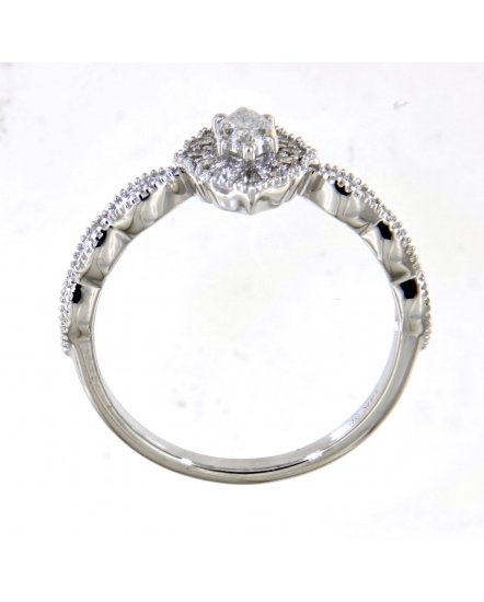 MARQUISE DIAMOND ENGAGEMENT RING (TR3837)