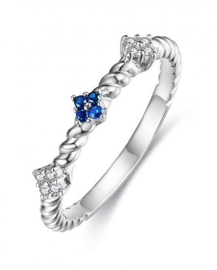 SAPPHIRE DIAMOND BAND (TR3865)
