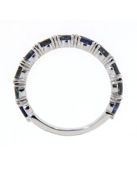 MARQUISE SHAPE SAPPHIRE DIAMOND BAND (TR3867)